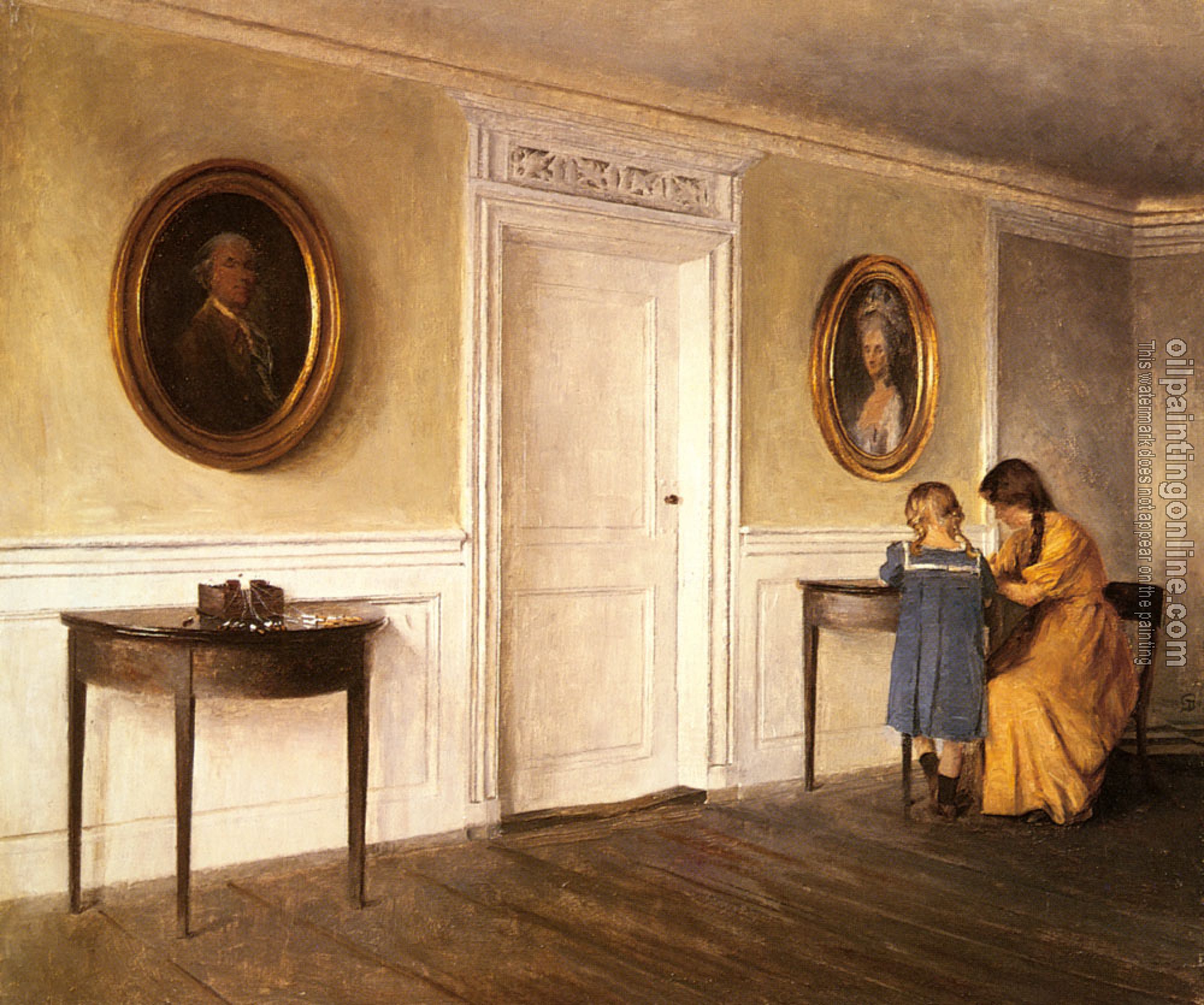 Ilsted, Peter - Two of the Artist's Daughters At Liselund